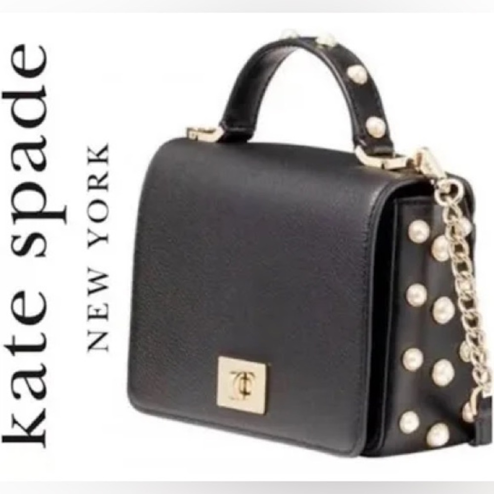 Kate Spade maisie pearl pebbled leather bag nwt